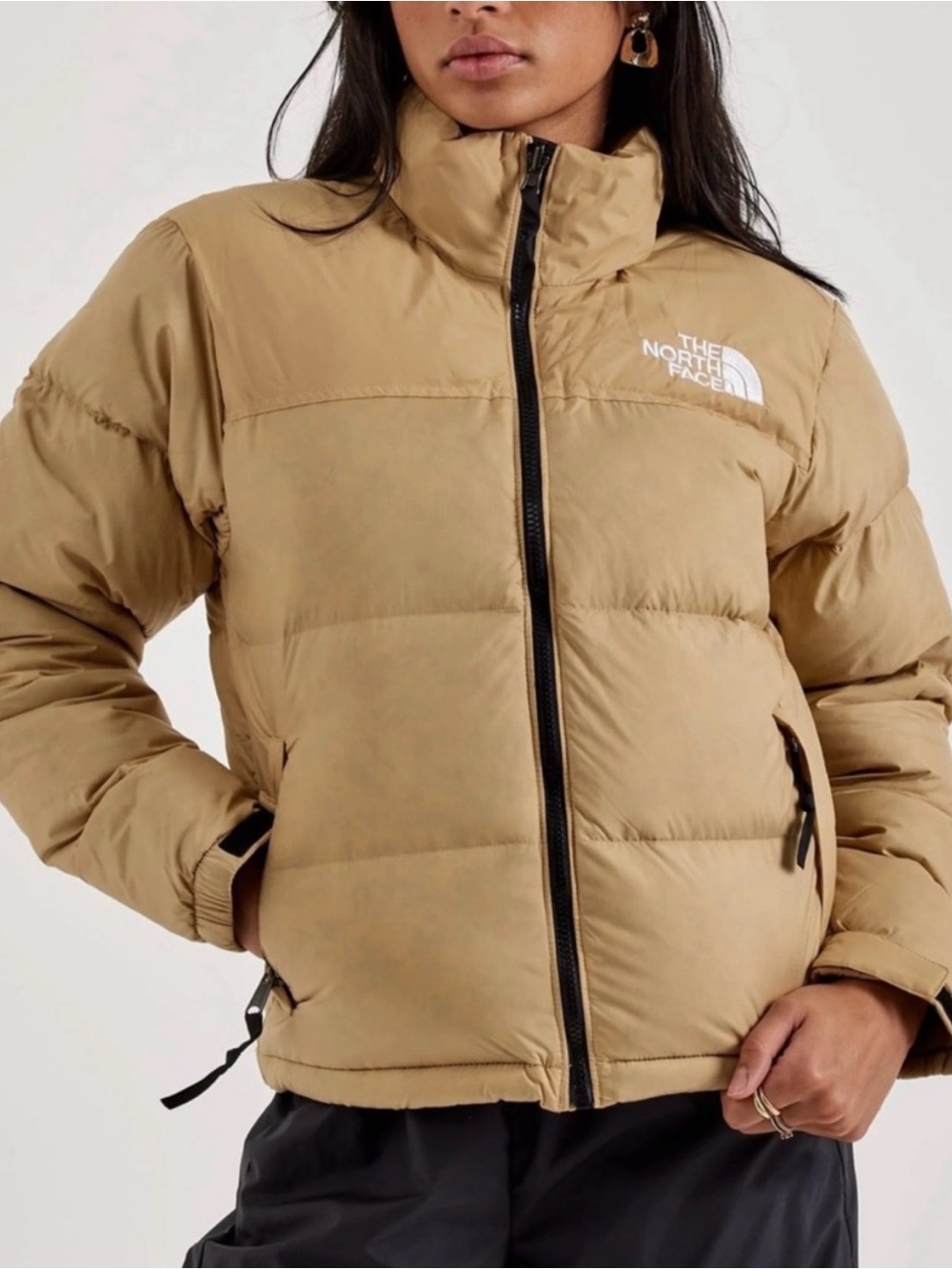 The North Face Women's Tan 700 Fill Down Puffer Jacket Medium